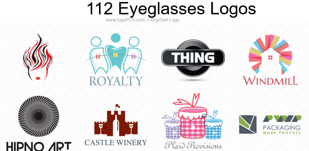 112 Eyeglasses store logo design & Eyeglasses Logo Images image 3