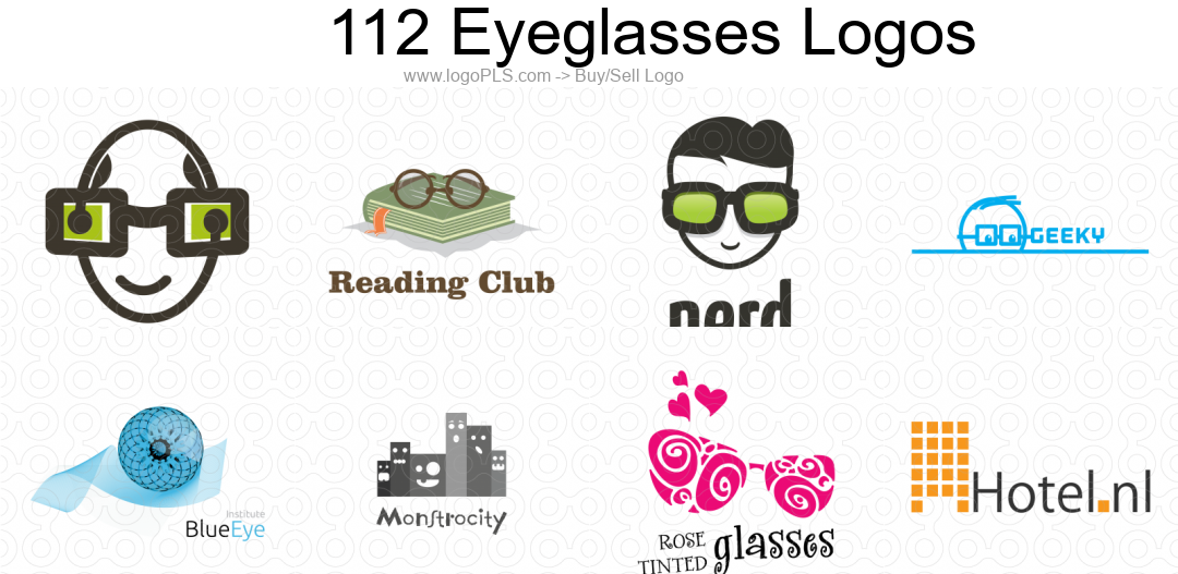 112 Eyeglasses store logo design & Eyeglasses Logo Images image 2