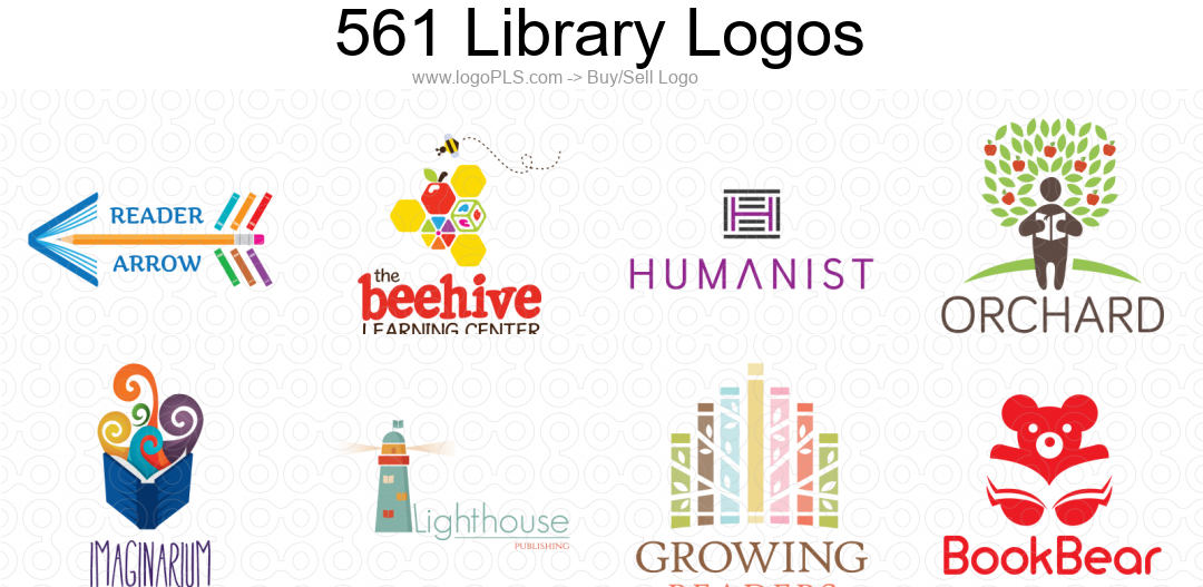 561 Library store logo maker & Library Logo Ideas image 2