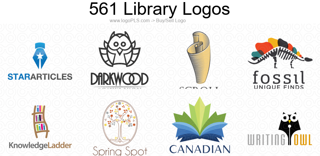 561 Library store logo maker & Library Logo Ideas image 3