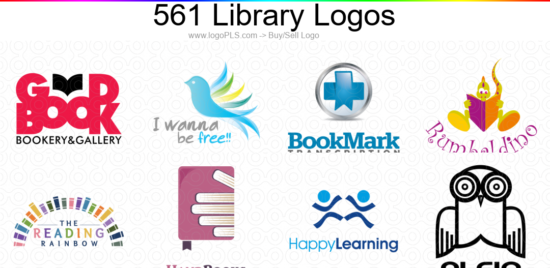 561 Library store logo maker & Library Logo Ideas image 1