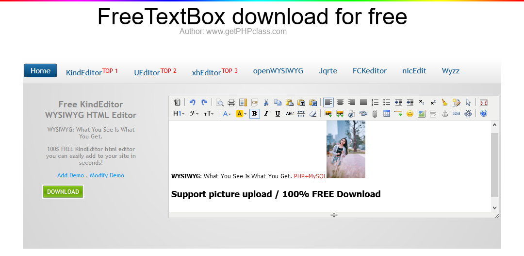 FreeTextBox download for free image 1