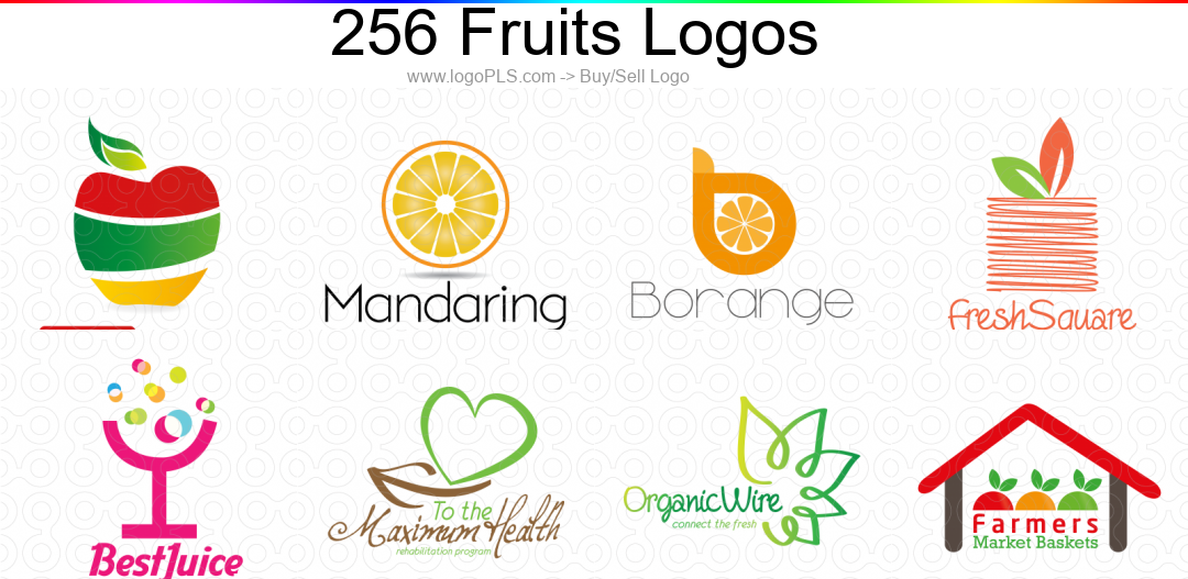 best Fruits website logo maker & Fruits Logo Images image 1