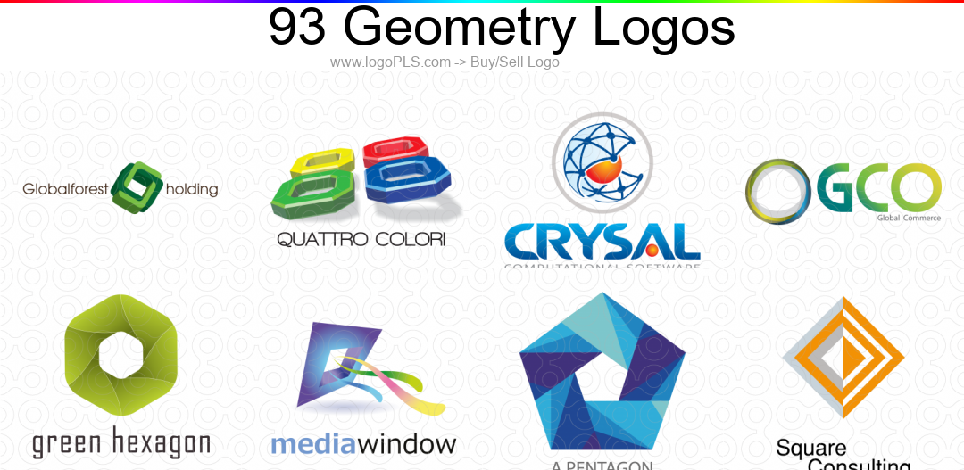 best Geometry website logo creator & Geometry Logo Ideas image 1