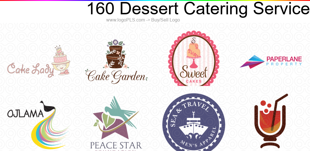 creative Dessert Catering Service APP logo maker & Dessert Catering Service Logo Images image 1