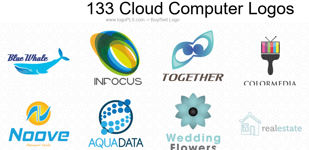 famous Cloud Computer store logo maker & Cloud Computer Logo Ideas image 2