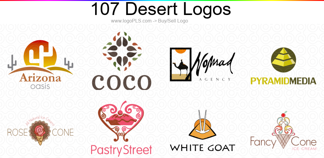 famous Desert APP logo design & Desert Logo Images image 1