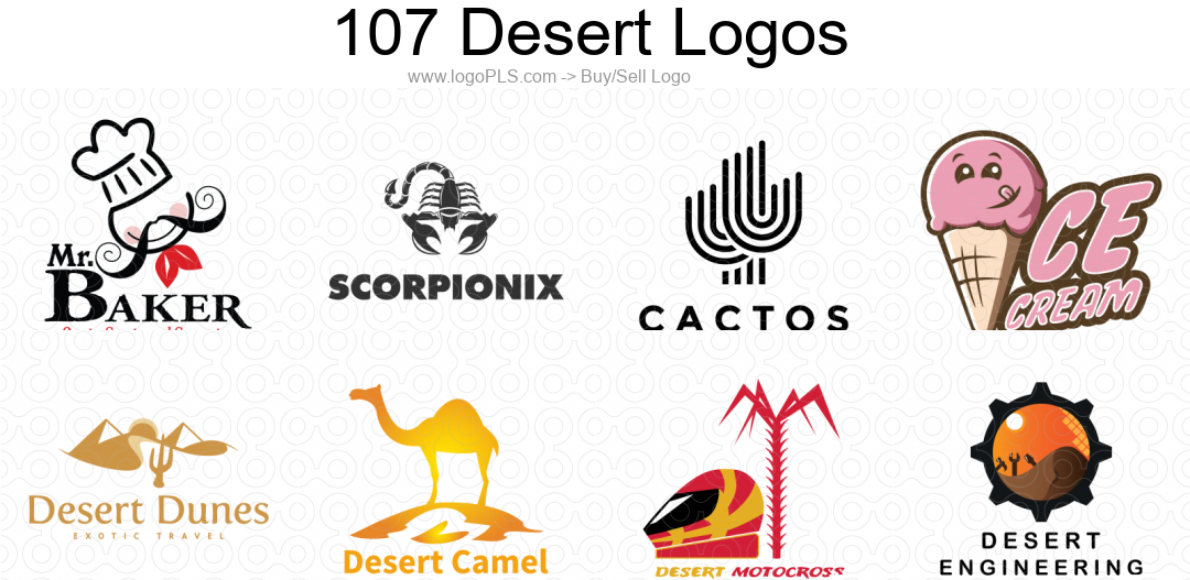 famous Desert APP logo design & Desert Logo Images image 2