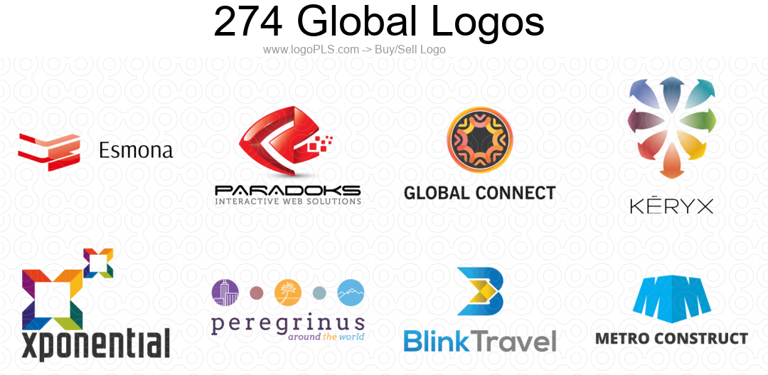 famous Global store logo design & Global Logo Ideas image 3