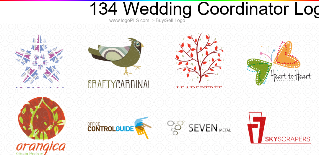 famous Wedding Coordinator business logo maker & Wedding Coordinator Logo Ideas image 1